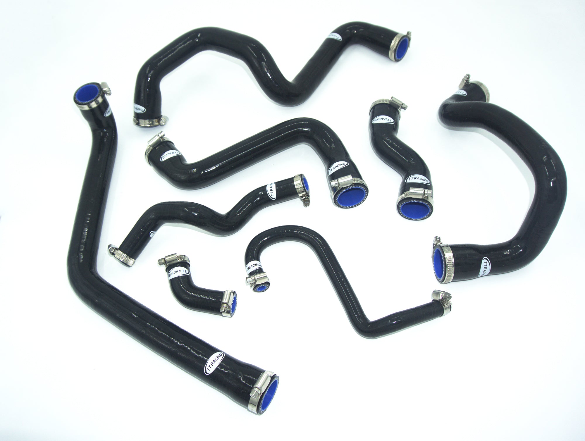 For Mini Cooper S 1.6L R55 R56 R57 Turbo 07-14 Silicone Coolant Heater Hose Kit (8Pcs)