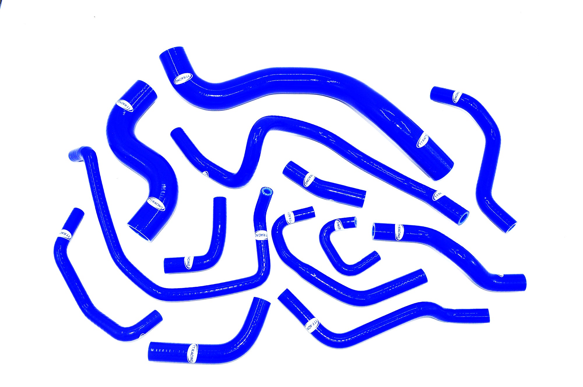 TT Racing For Toyota GR Yaris Radiator Coolant Silicone Hose Kit 13Pcs -Blue