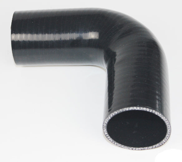 4PLY Silicone 90 Degree Elbow intercooler Radiator Hose Black
