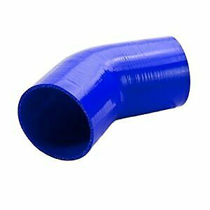 4PLY Silicone 45 Degree Elbow intercooler Radiator Hose BLUE