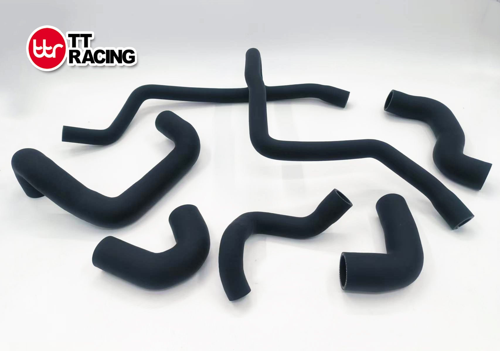 Silicone Radiator Hose Kit Non Air Conditioner For BMW E30 M20 325 325i 88-93 Matt Black