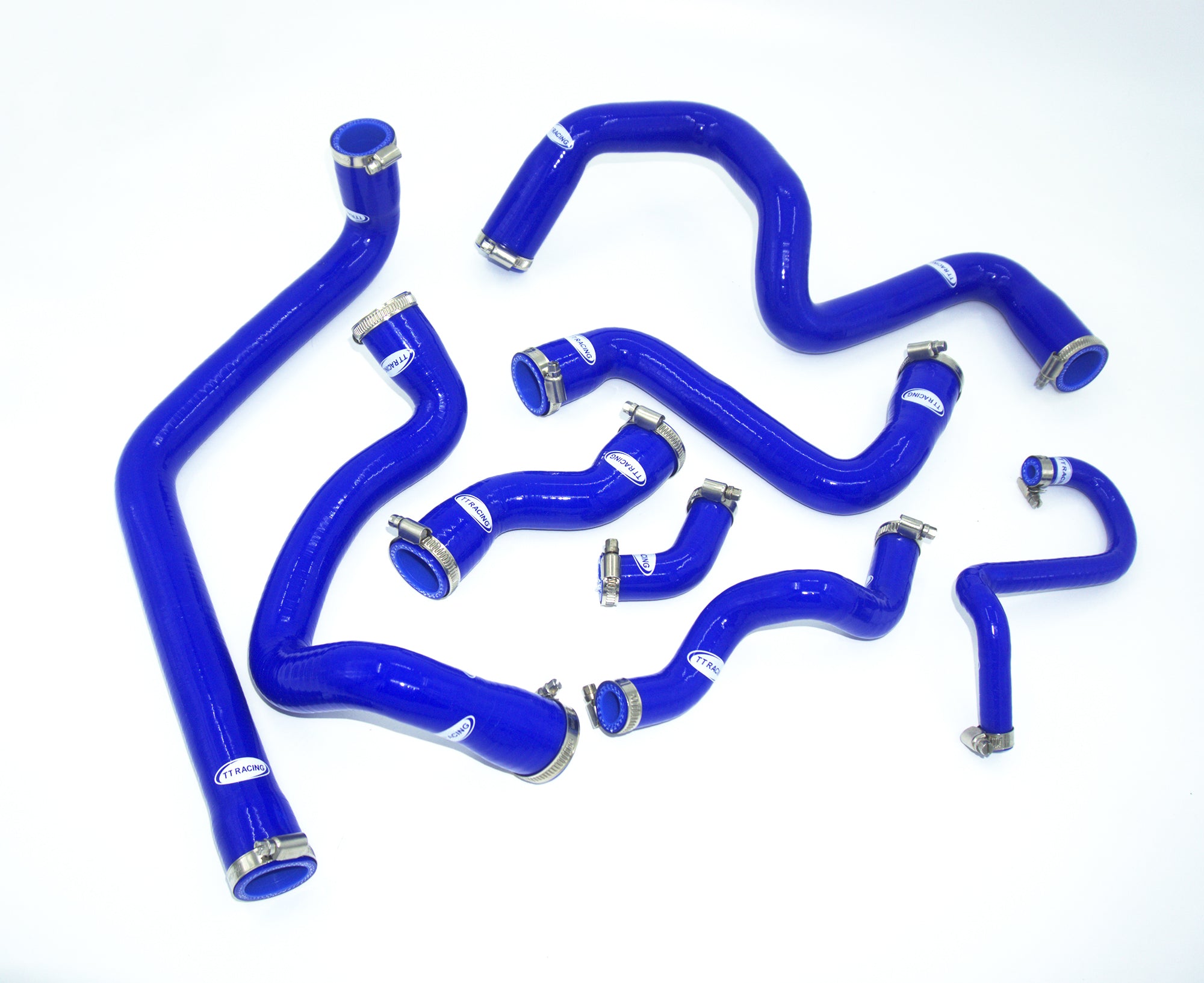 For Mini Cooper S 1.6L R55 R56 R57 Turbo 07-14 Silicone Coolant Heater Hose Kit (8Pcs)