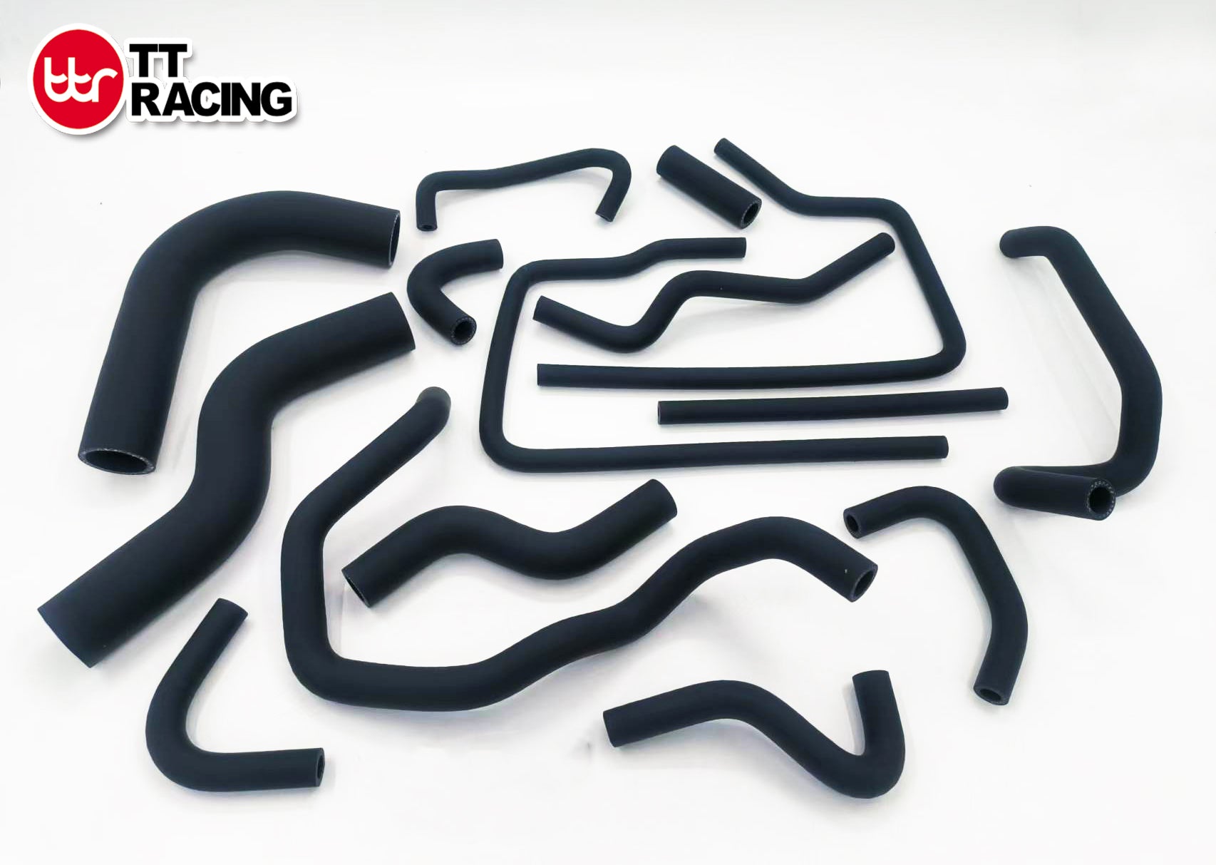 Subaru Impreza GC8 EJ20 STi WRX GT 97-20 Silicone Radiator Hose Kit Matt Black