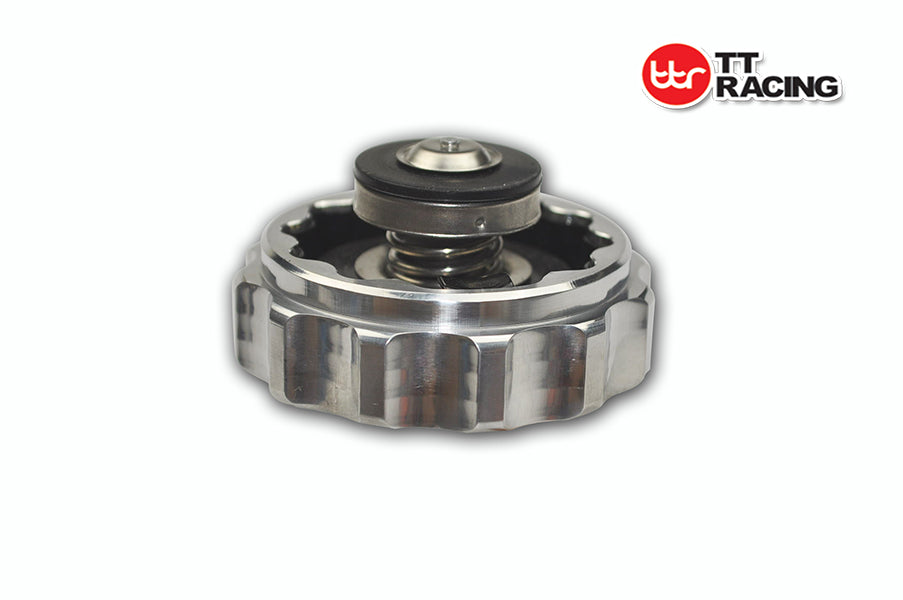 For Honda NISSAN Mitsubishi Billet Radiator Cap Aluminum Alloy + O-Ring
