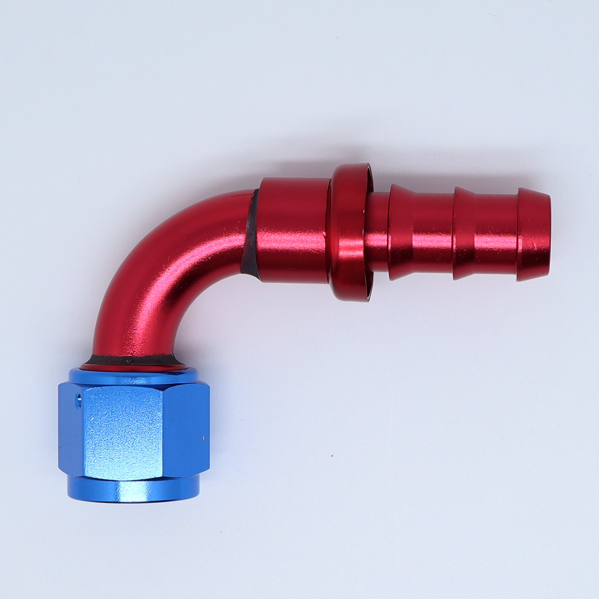 AN6/AN8/AN10 Push lock Loc On Black Fuel Hose 20ft 10 Fitting Kit