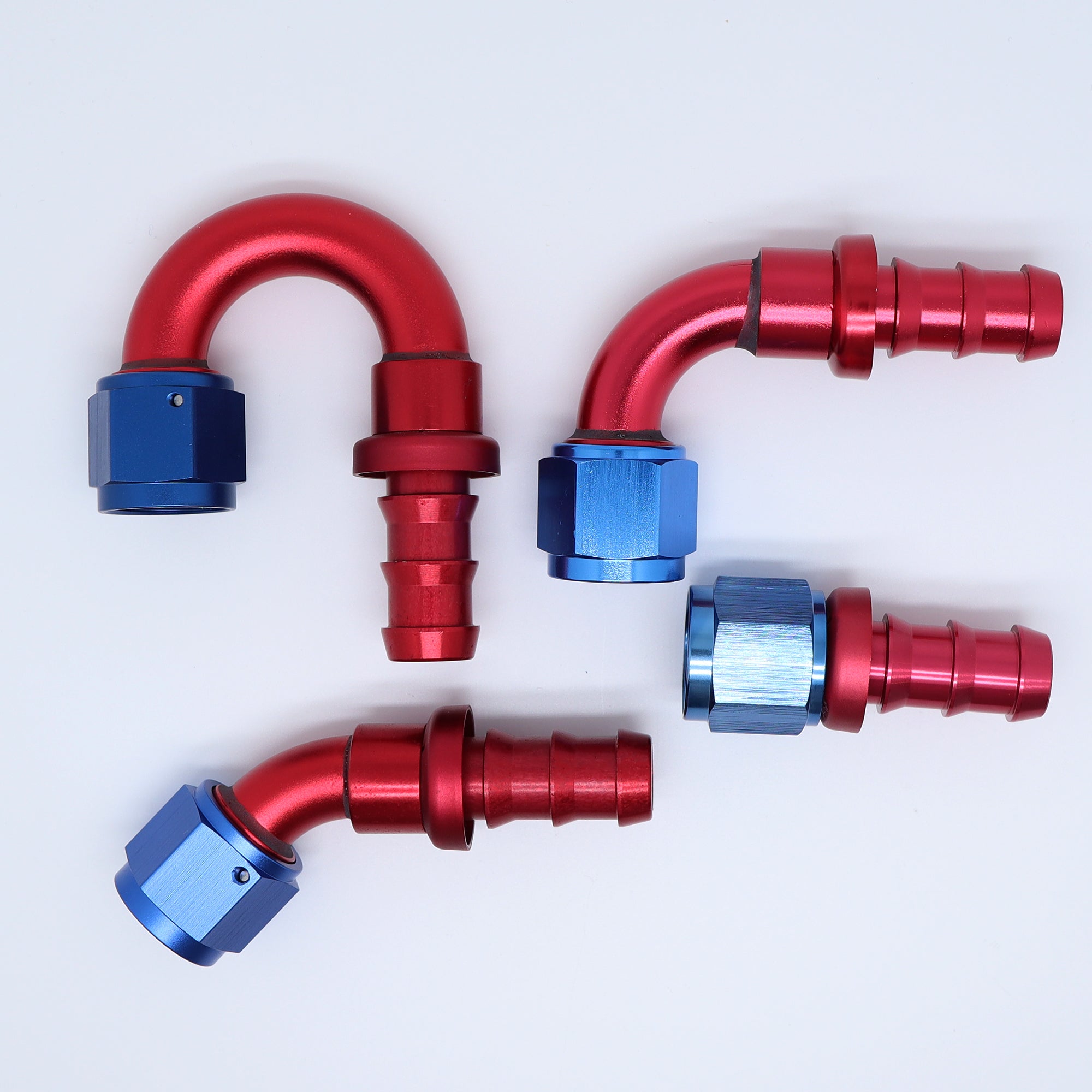 6AN Push Lock Hose Fitting End (Straight/45/90/180 Degree)