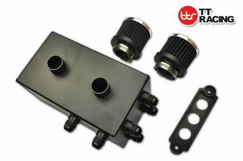 Oil Catch Can Kit Breather 6 Port Honda Civic 92-00 Integra EK EG DC