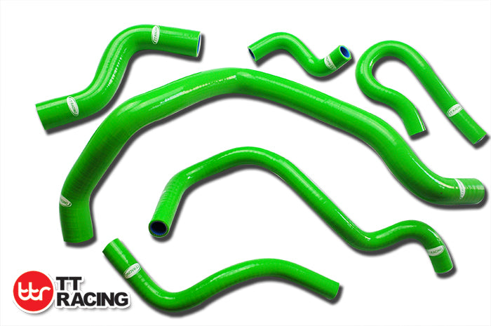 D16y7 Turbo Kit RED 9pcs Silicone Radiator Hose Kit For Honda Civic D15 ...