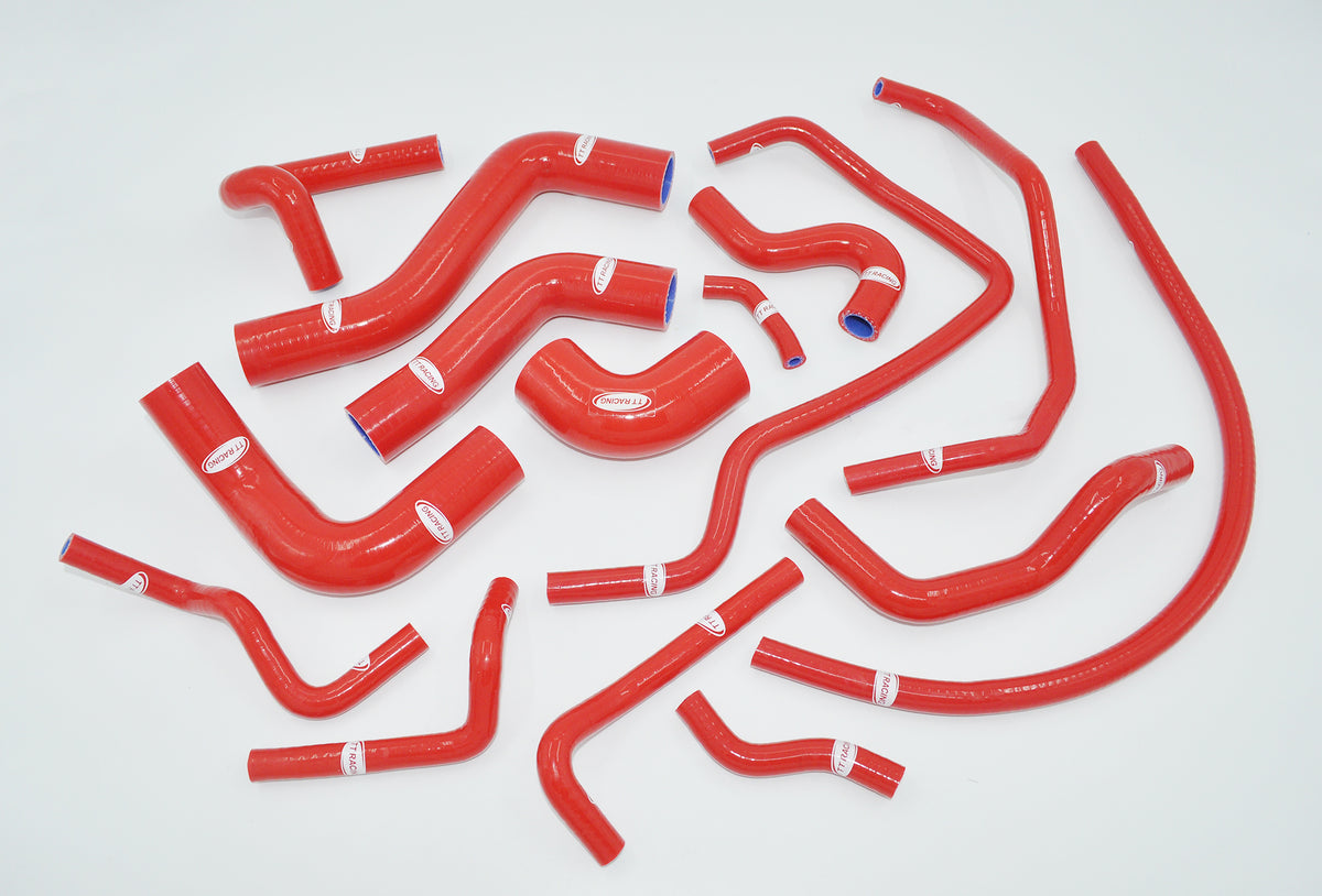 Red Silicone Radiator Hose Kit For Mazda MX-5 Miata NA6CE 1.6L (1989-1993) – 3-Ply 4.5mm