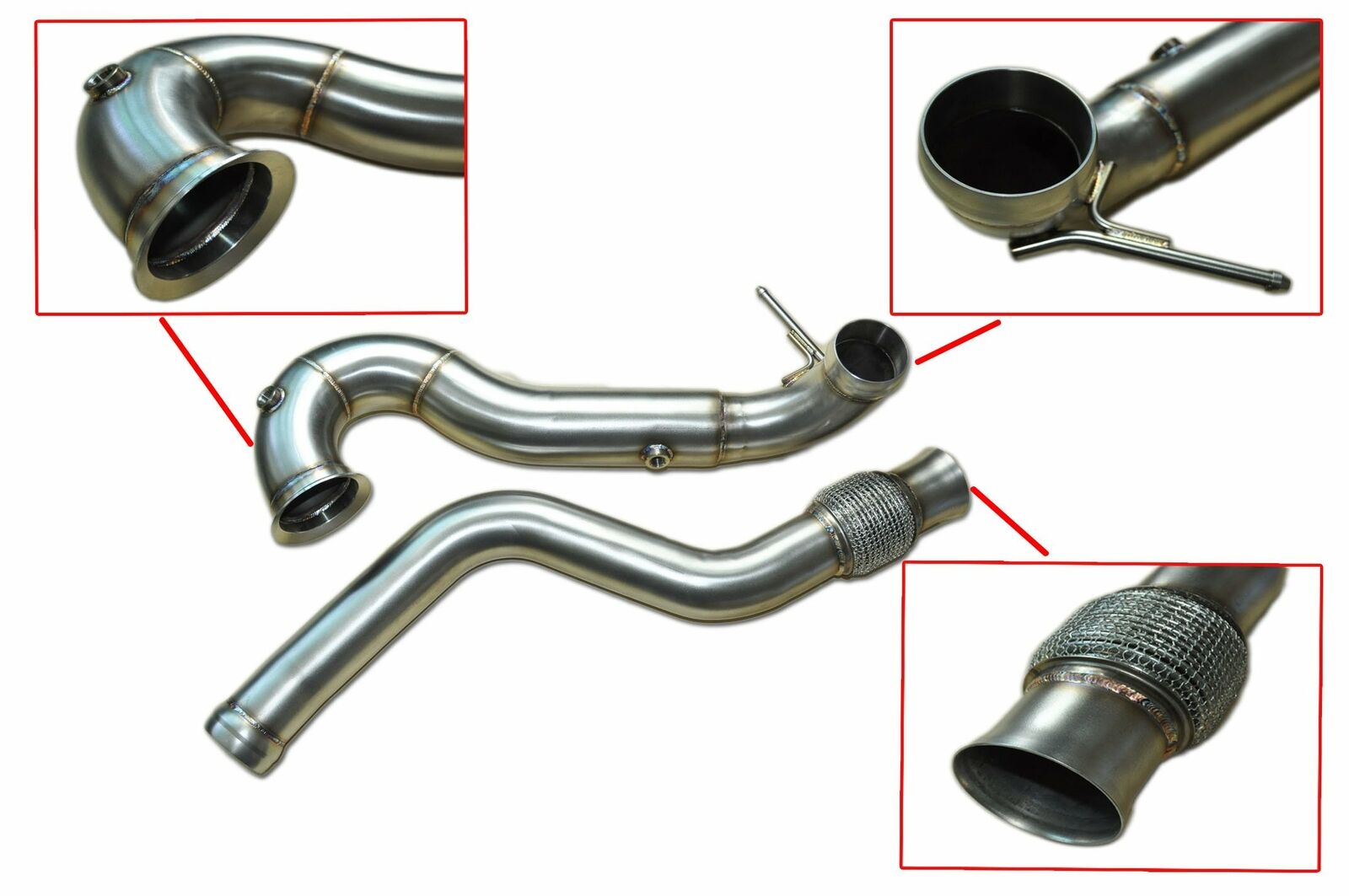 Catless Downpipe fit Mercedes Benz