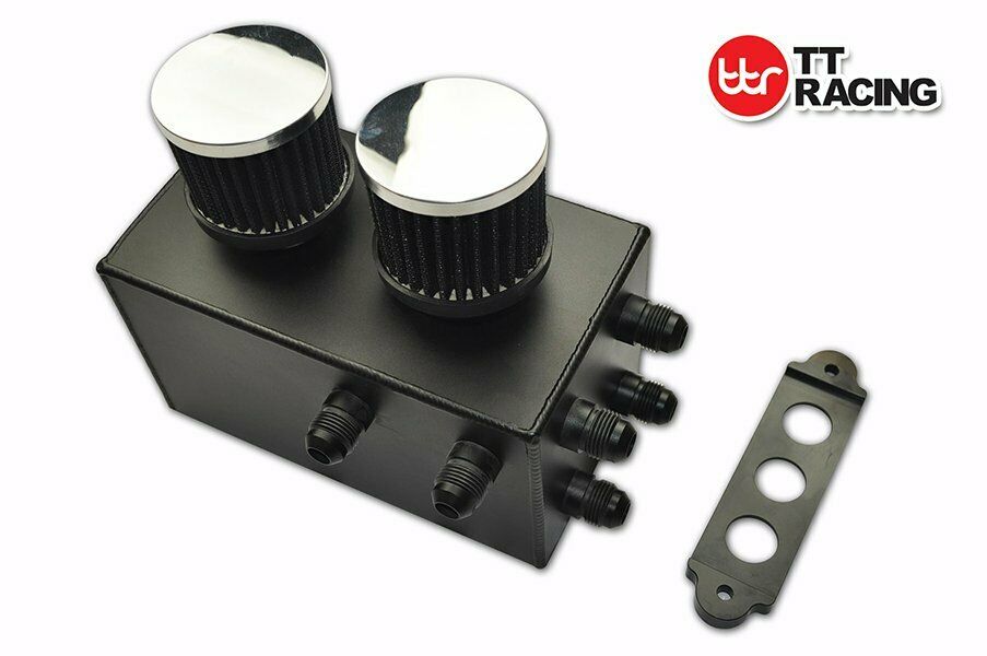 Oil Catch Can Kit Breather 6 Port Honda Civic 92-00 Integra EK EG DC