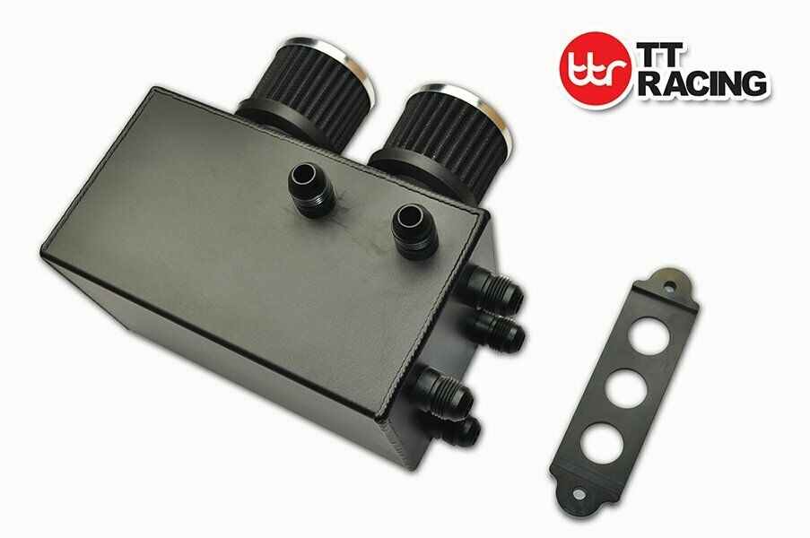 Oil Catch Can Kit Breather 6 Port Honda Civic 92-00 Integra EK EG DC