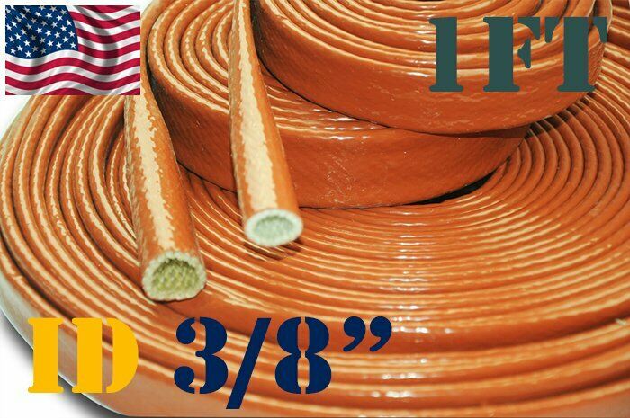Fire Sleeve Braid Flame Heat Shield 3/8" TTRacing