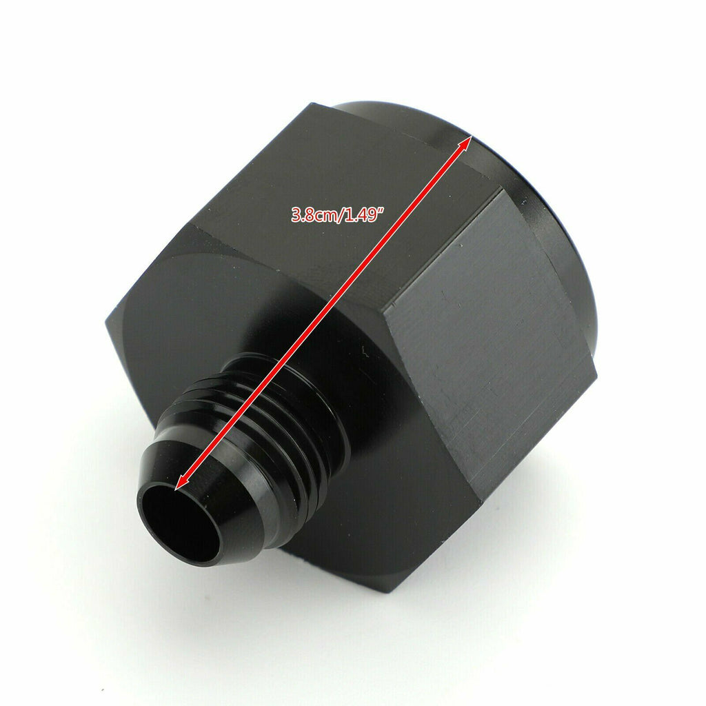 10 AN Female -6 AN Male AN Flare Fitting Reducer Adapter Black