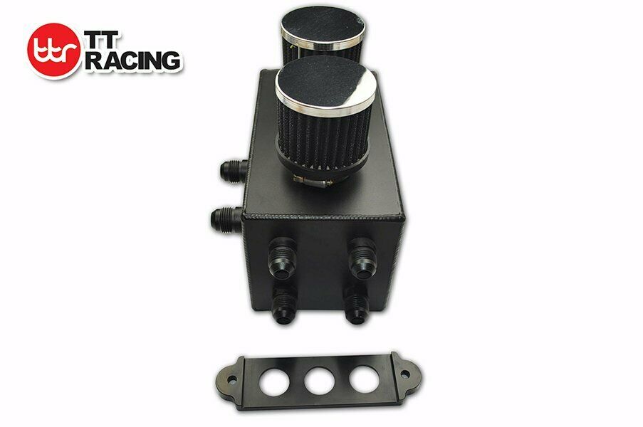 Oil Catch Can Kit Breather 6 Port Honda Civic 92-00 Integra EK EG DC