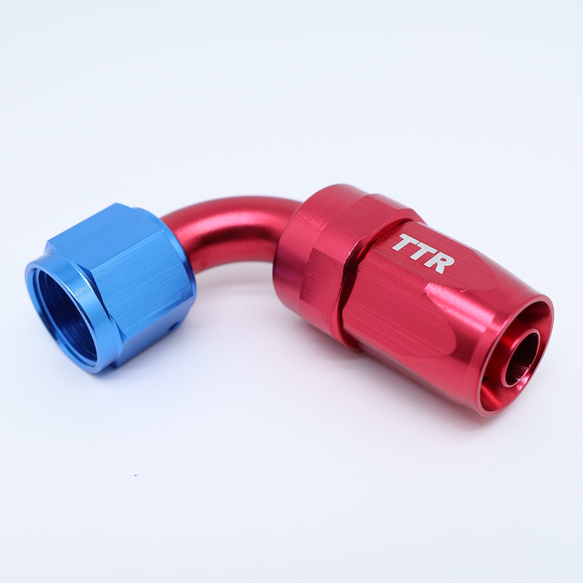 20 FT 6AN 3/8 Braided Stainless Steel CPE Fuel Line Hose with 10PC Swivel  Fitting Hose Ends Adapter Kit Blue & Red