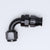 6AN 90 Degree  Swivel Fittings Hose End PTFE Braided Fuel Line Black