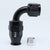 6AN 90 Degree  Swivel Fittings Hose End PTFE Braided Fuel Line Black