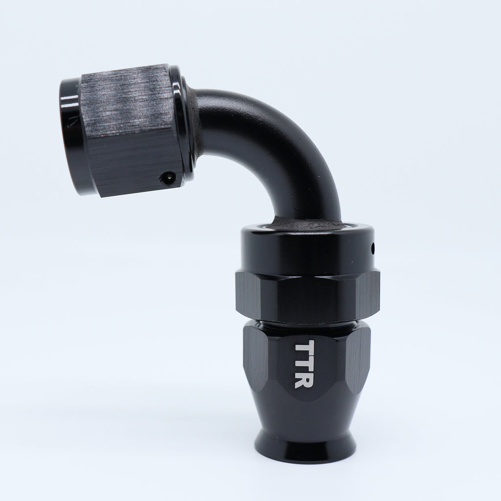 6AN|8AN|10AN 30FT Black Nylon PTFE Fuel Hose 12 Fittings Kit