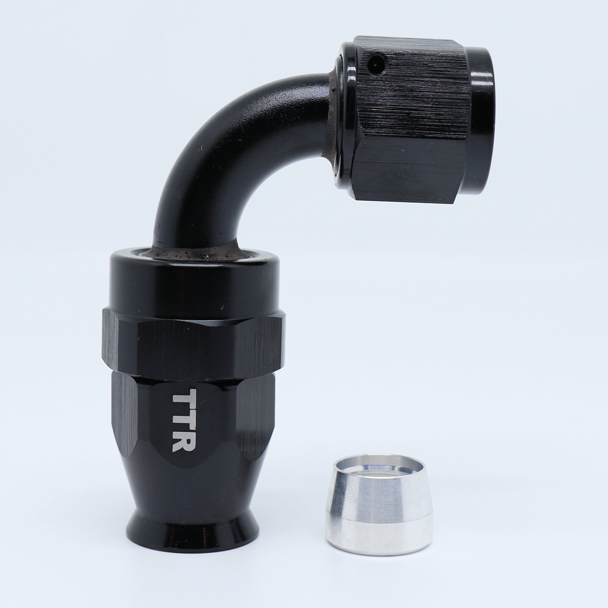 AN6/AN8/AN10 Stainless Steel PTFE Fuel Line 33FT Black 10 Fittings