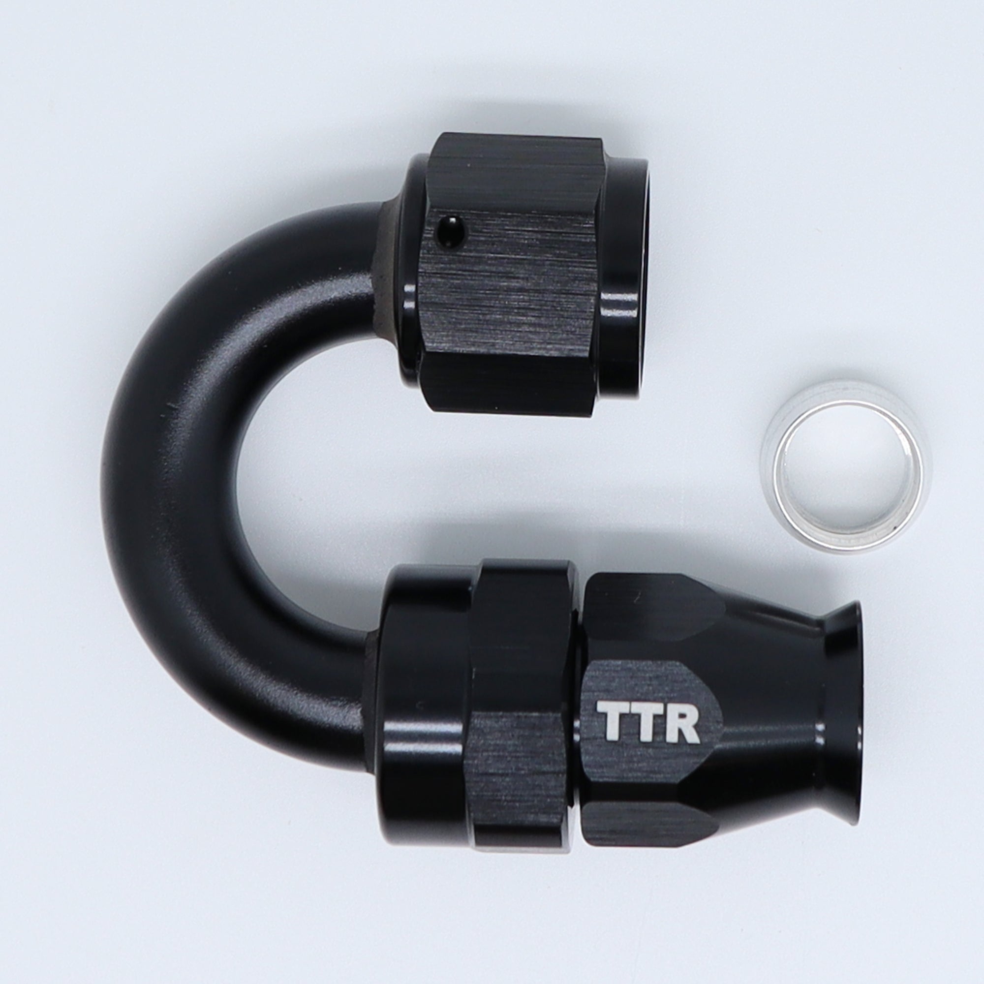 AN6/AN8/AN10 Stainless Steel PTFE Fuel Line 33FT Black 10 Fittings