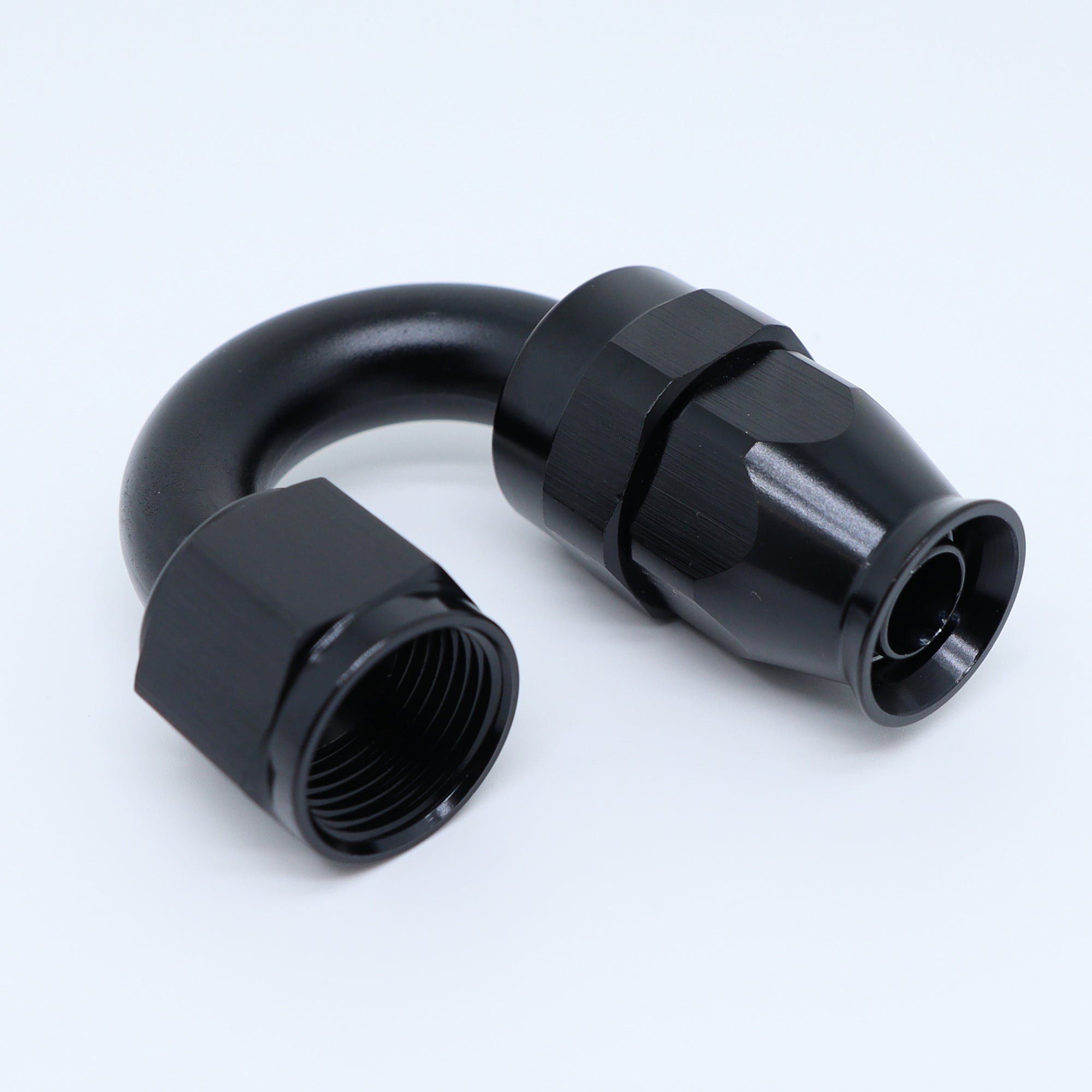 AN6/AN8/AN10 Straight 45 90 180 Deg Swivel Fittings Hose End PTFE