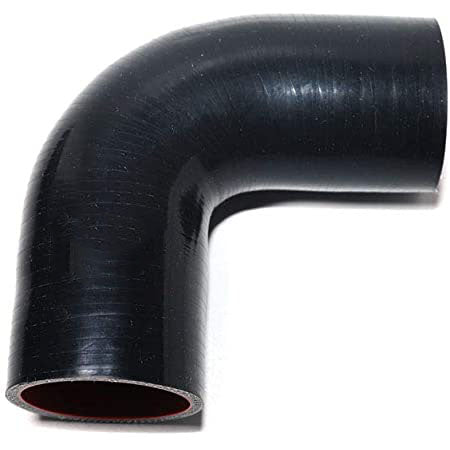 4PLY Silicone 90 Degree Elbow intercooler Radiator Hose Black