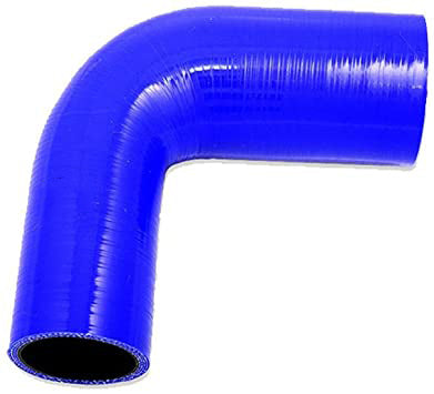 4PLY Silicone 90 Degree Elbow intercooler Radiator Hose  Blue