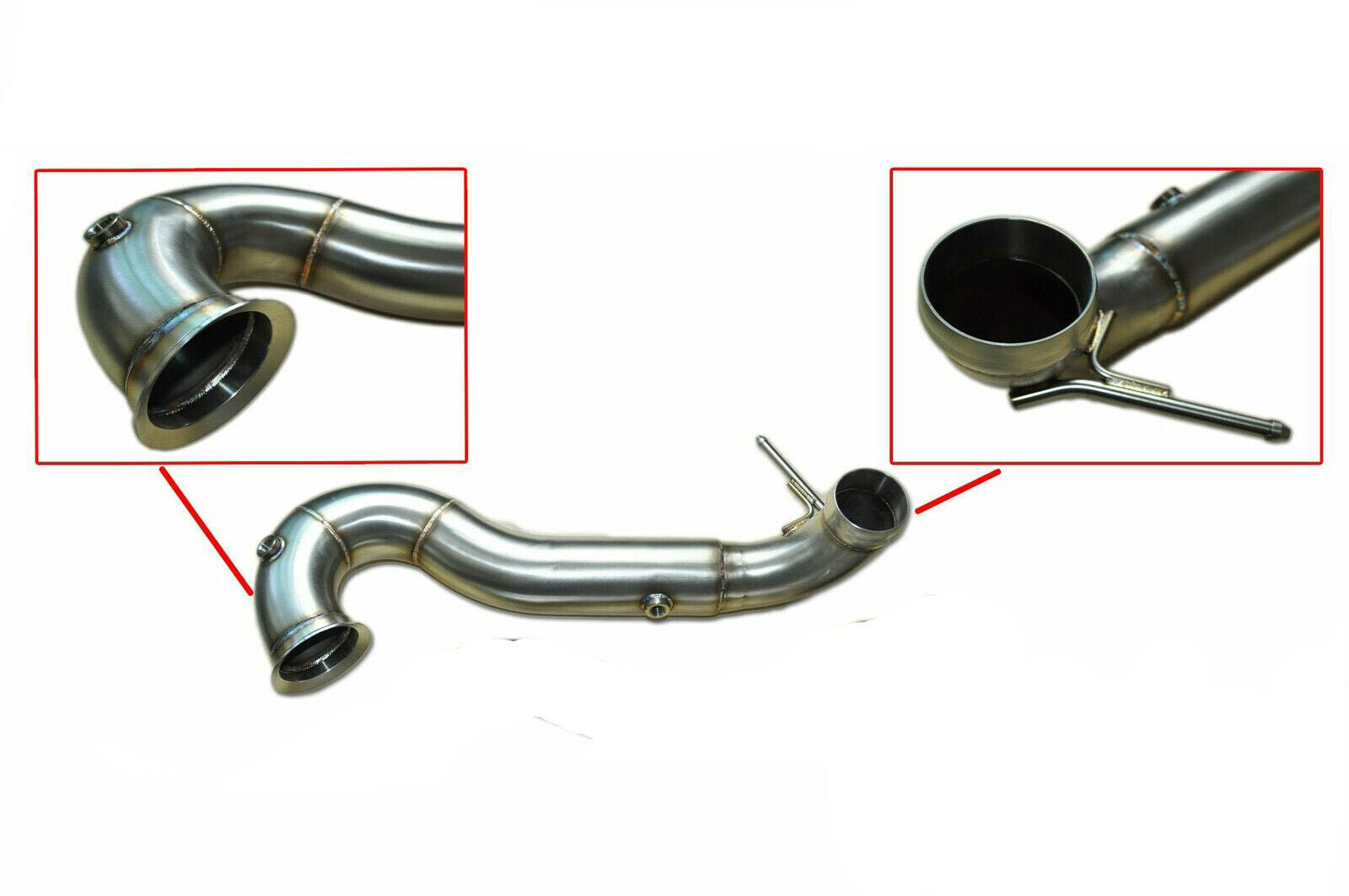 TT Racing 3.5" Catless Downpipe fit Mercedes Benz  CLA45 AMG GLA45