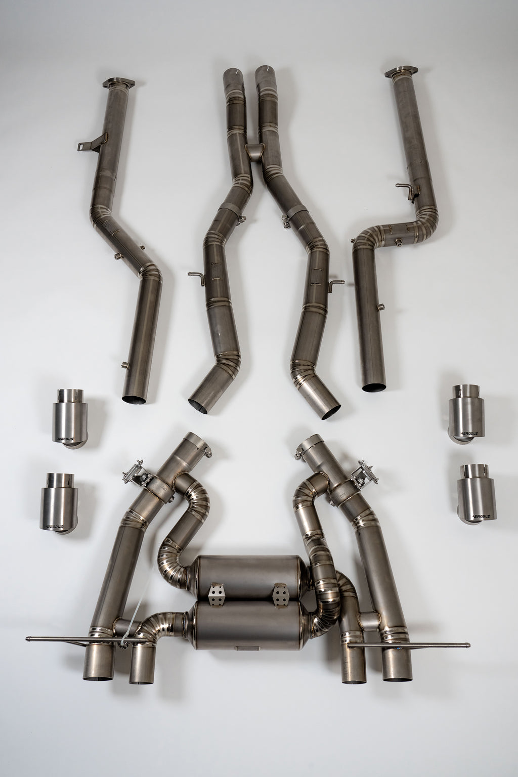 BMW G82 G80 M3 M4 Full Titanium Valve CatBack Exhaust System Titanium Tips