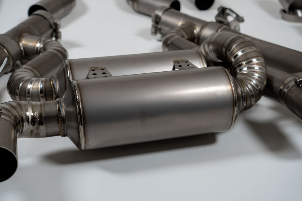 BMW G82 G80 M3 M4 Full Titanium Valve CatBack Exhaust System Titanium Tips