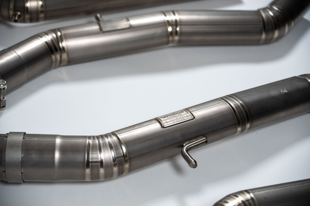 BMW G82 G80 M3 M4 Full Titanium Valve CatBack Exhaust System Titanium Tips