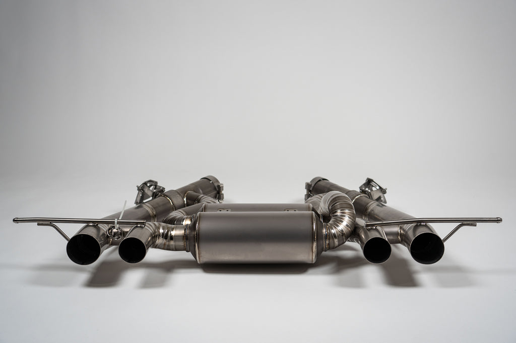 BMW G82 G80 M3 M4 Full Titanium Valve CatBack Exhaust System Titanium Tips