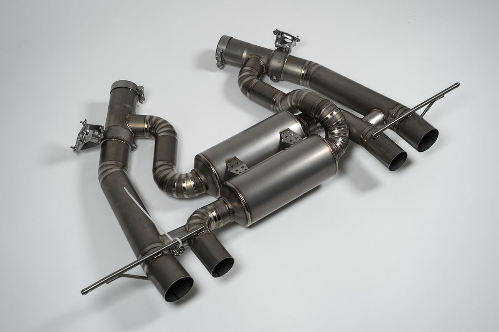 BMW G82 G80 M3 M4 Full Titanium Valve CatBack Exhaust System Titanium Tips