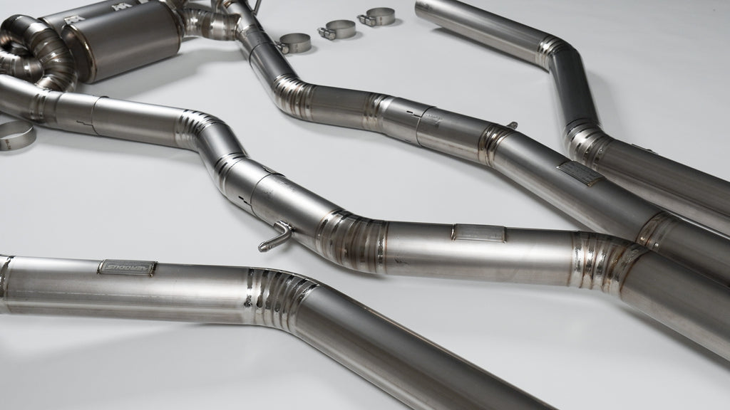 BMW M3 F80 M4 F82 Full Titanium Valve CatBack Exhaust System 2.5” Titanium Tip