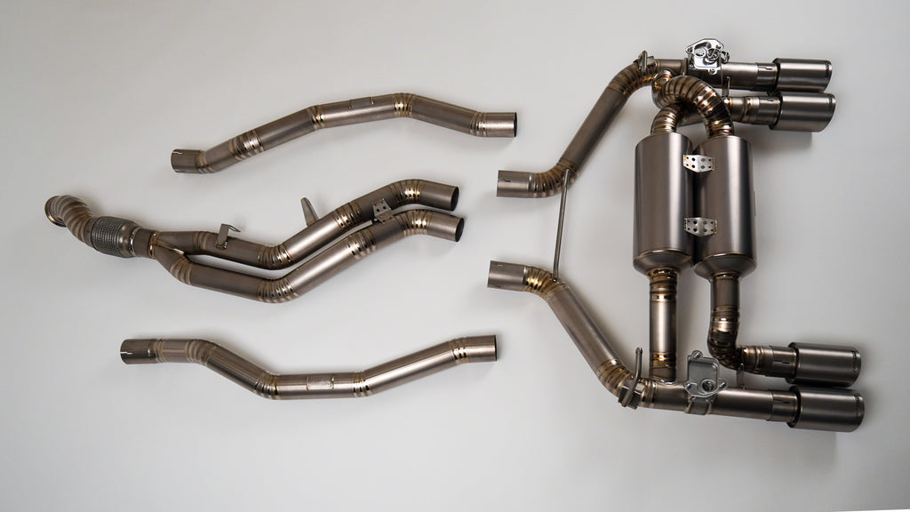 BMW F87 M2 Full Titanium Valve CatBack Exhaust System Titanium Tips