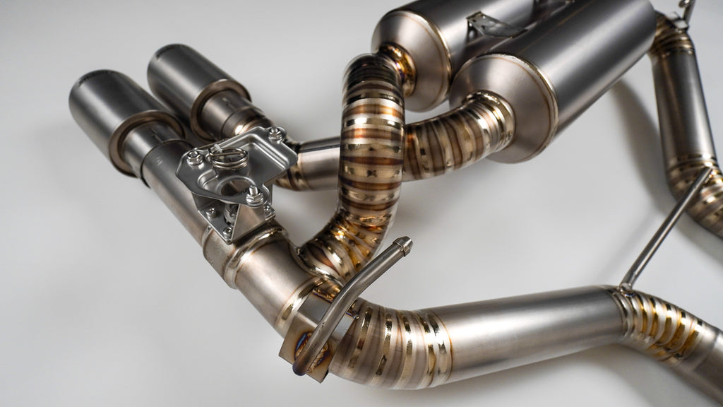 BMW F87 M2 Full Titanium Valve CatBack Exhaust System Titanium Tips