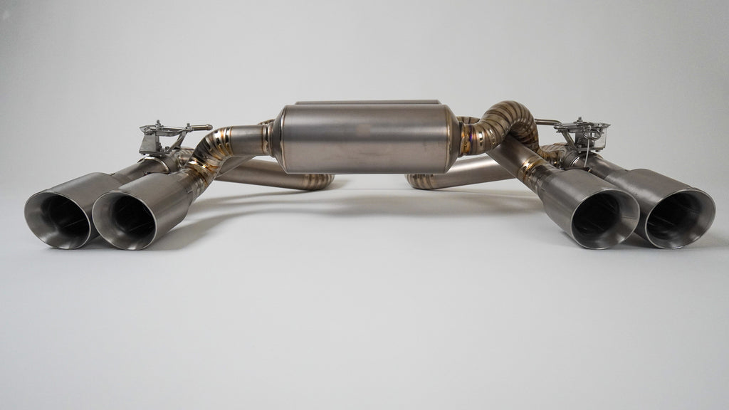 BMW F87 M2 Full Titanium Valve CatBack Exhaust System Titanium Tips