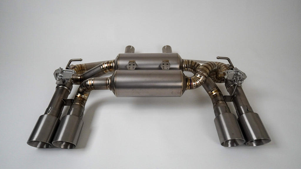 BMW F87 M2 Full Titanium Valve CatBack Exhaust System Titanium Tips