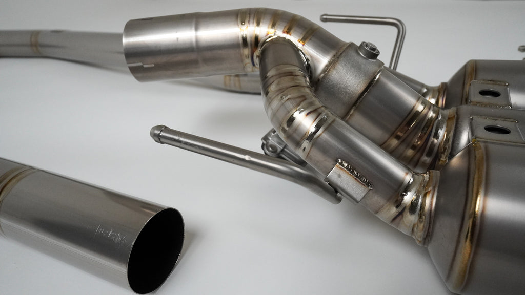 Valve CatBack Exhaust w/ Blue Flame Tips  Honda Civic Type-R FK8 2.0T 2017-2022