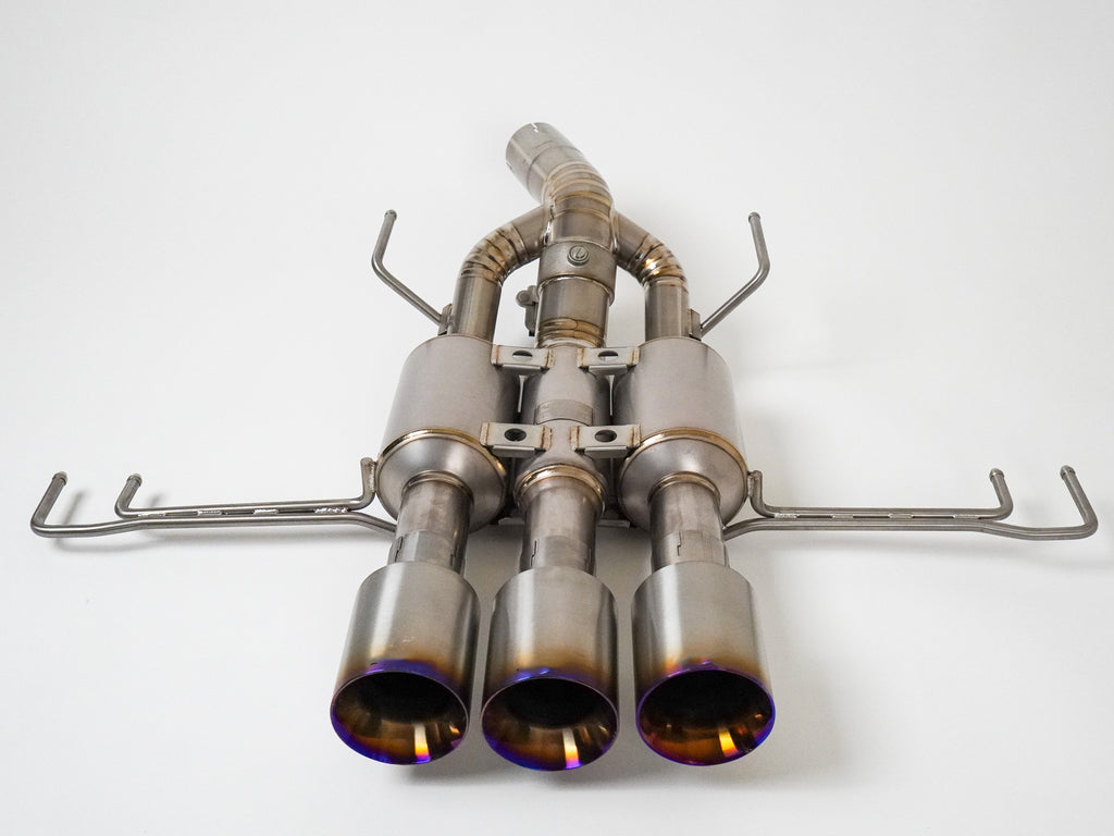 Valve CatBack Exhaust w/ Blue Flame Tips  Honda Civic Type-R FK8 2.0T 2017-2022