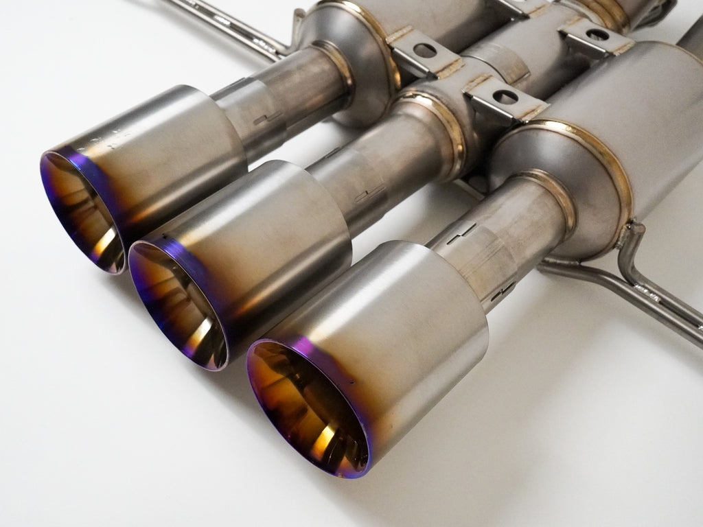 Valve CatBack Exhaust w/ Blue Flame Tips  Honda Civic Type-R FK8 2.0T 2017-2022