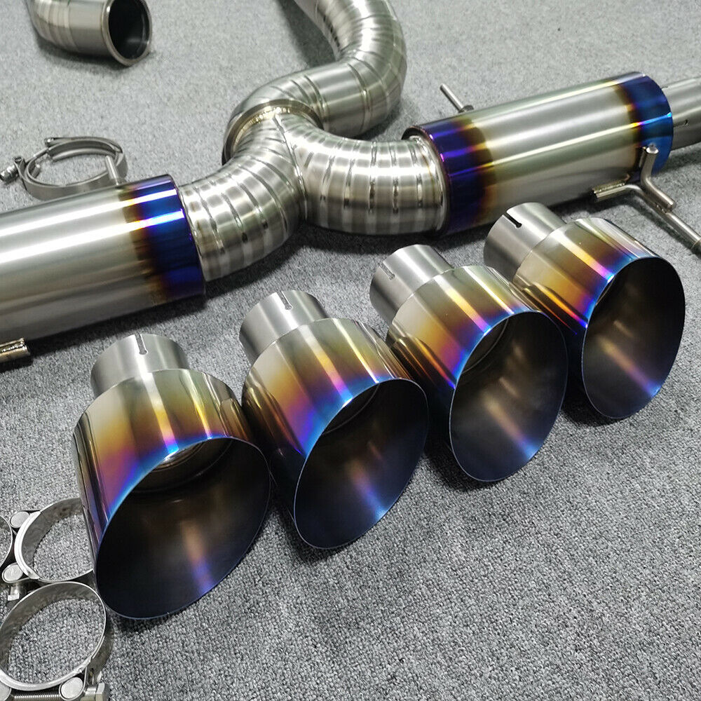 Titanium 4" 102mm Y PIPE Catback Exhaust System for Nissan GTR R35 VR38 2008-18