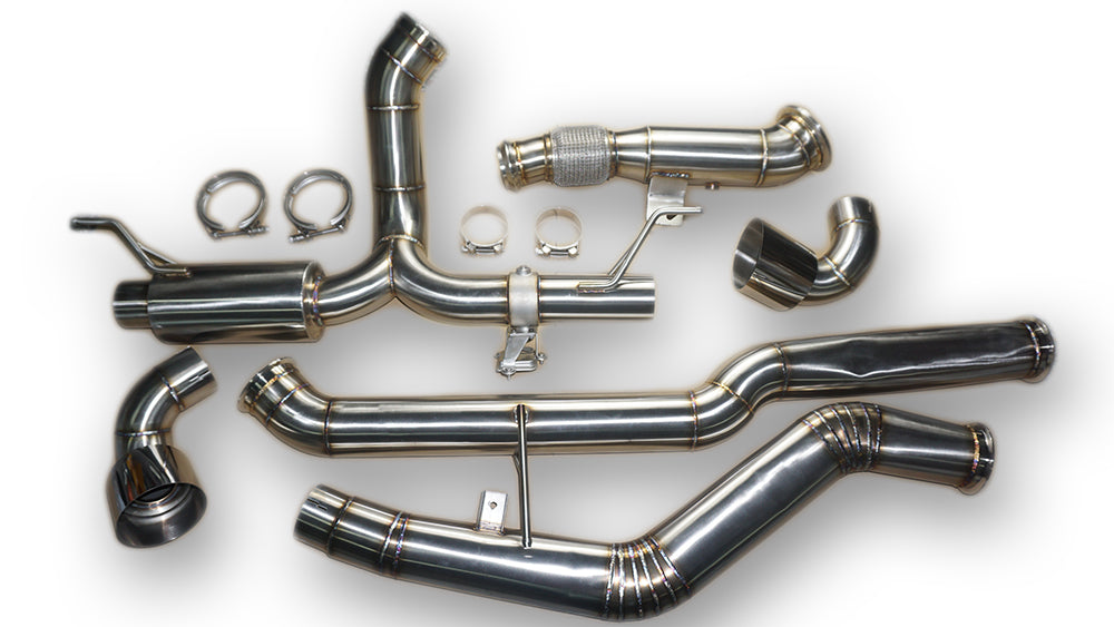 Titanium 89mm YPIPE DownPipe Exhaust 2020 Toyota Supra A90 GR1