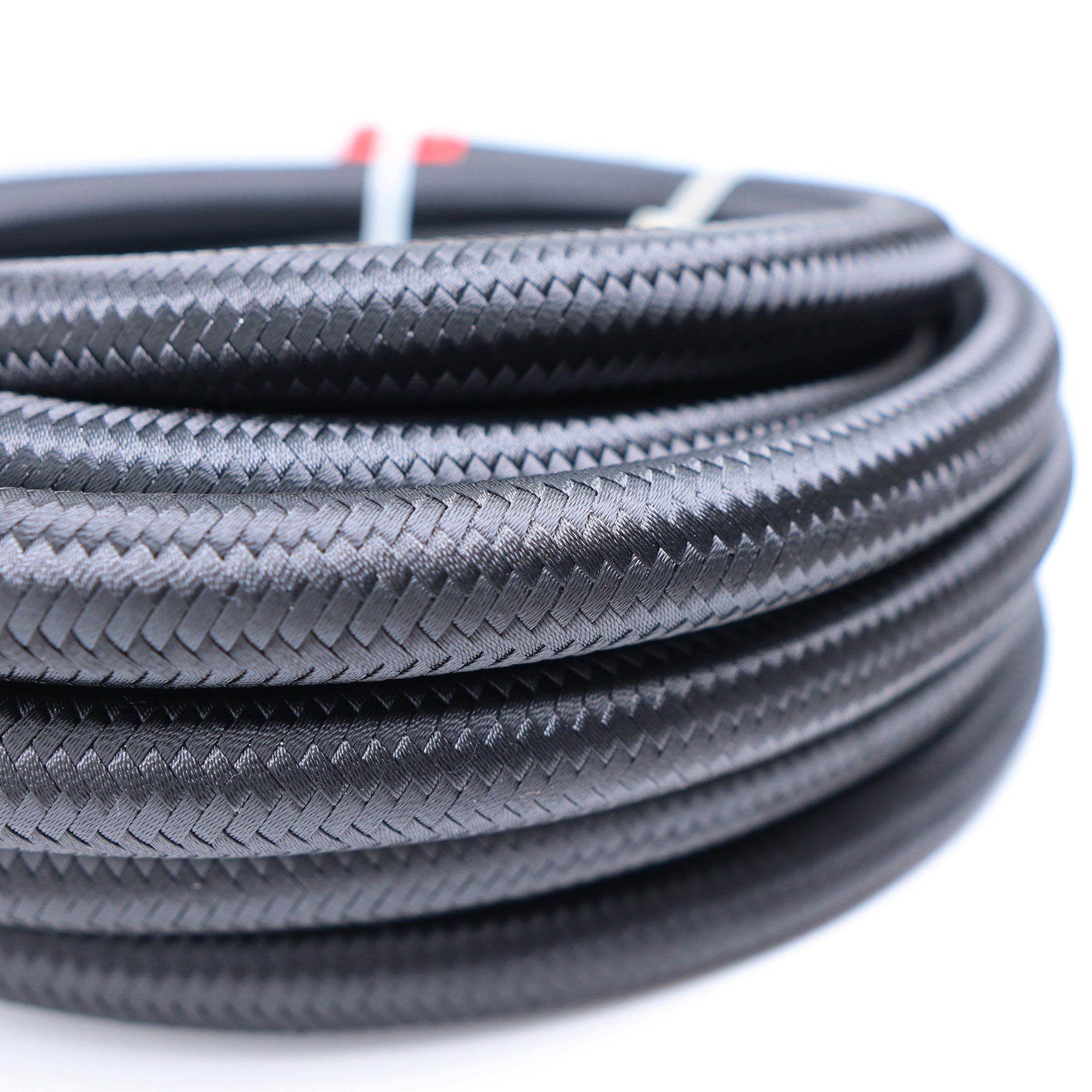 PTFE Black Nylon Bradied -6AN / -8AN / -10AN
