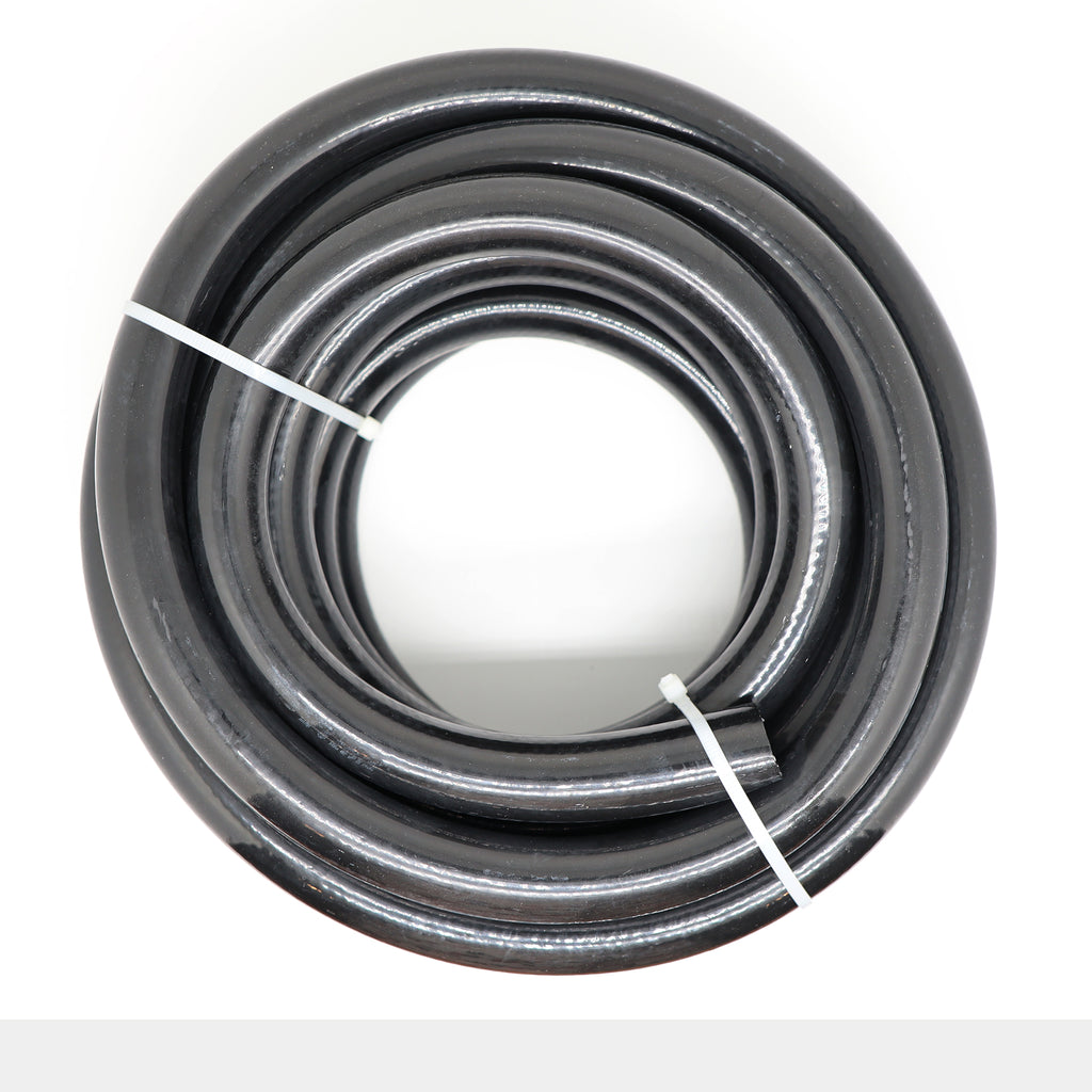 AN6/AN8/AN10 Push lock Loc On Black Fuel Hose 20ft 10 Fitting Kit