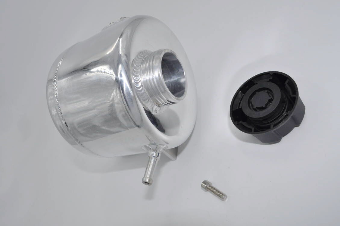 Aluminum Alloy Radiator Coolant Reservoir Tank fit 05-08 Mini R56 Cooper S W/ Cap