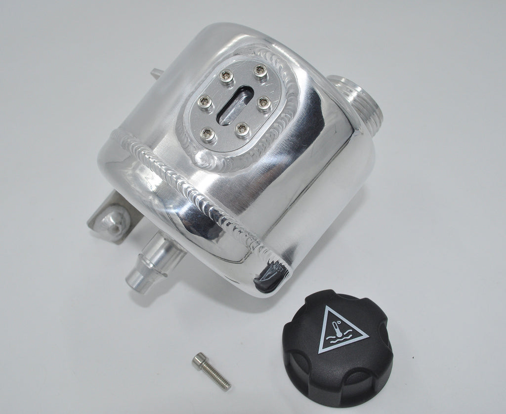 Aluminum Alloy Radiator Coolant Reservoir Tank fit 05-08 Mini R56 Cooper S W/ Cap