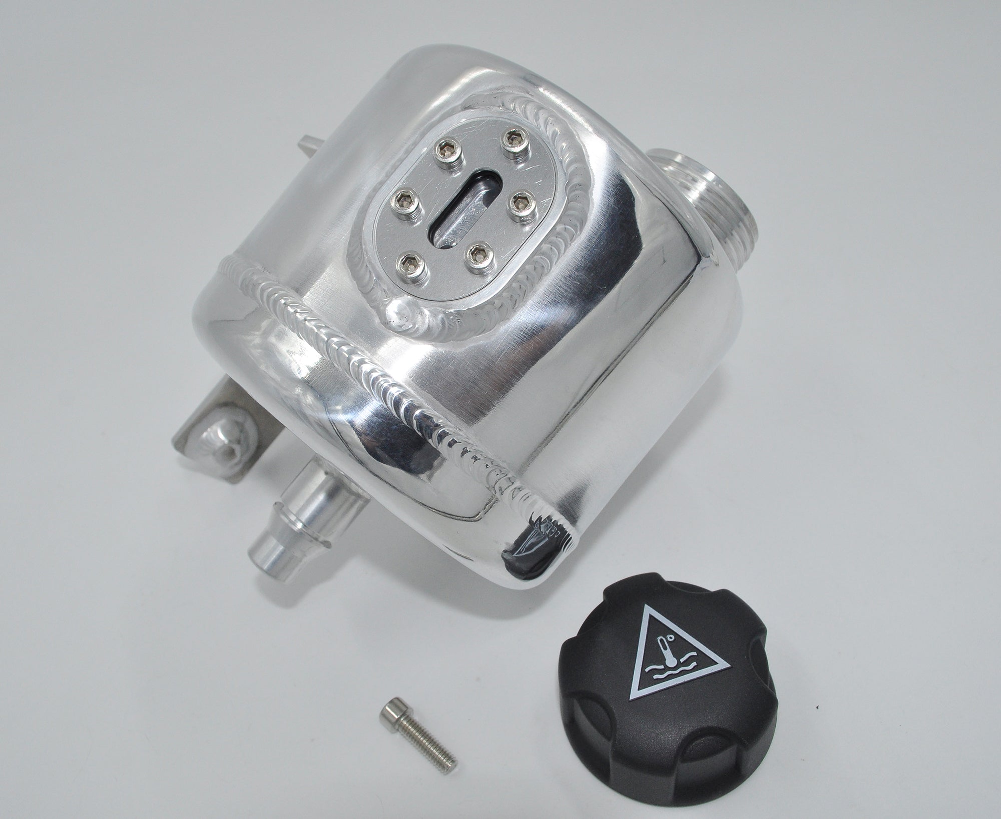 Aluminum Alloy Radiator Coolant Reservoir Tank fit 05-08 Mini R56 Cooper S W/ Cap