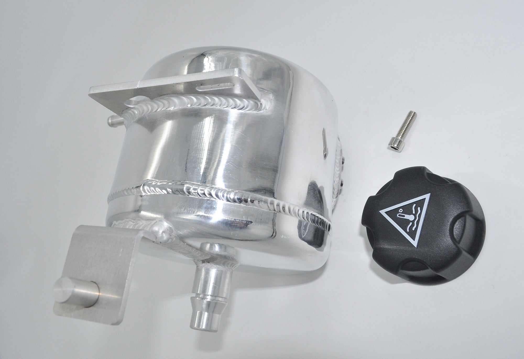 Aluminum Alloy Radiator Coolant Reservoir Tank fit 05-08 Mini R56 Cooper S W/ Cap